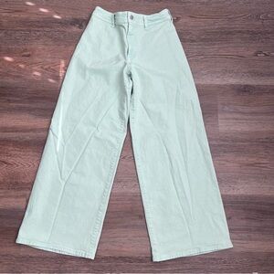 Universal Thread Sailor Mint Green Wide-Leg Women Jeans Size 6